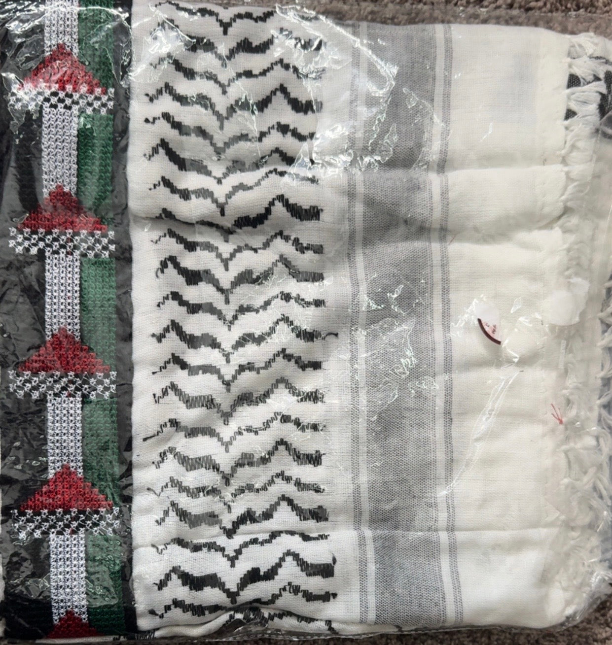Palestinian flag kufiyyahs